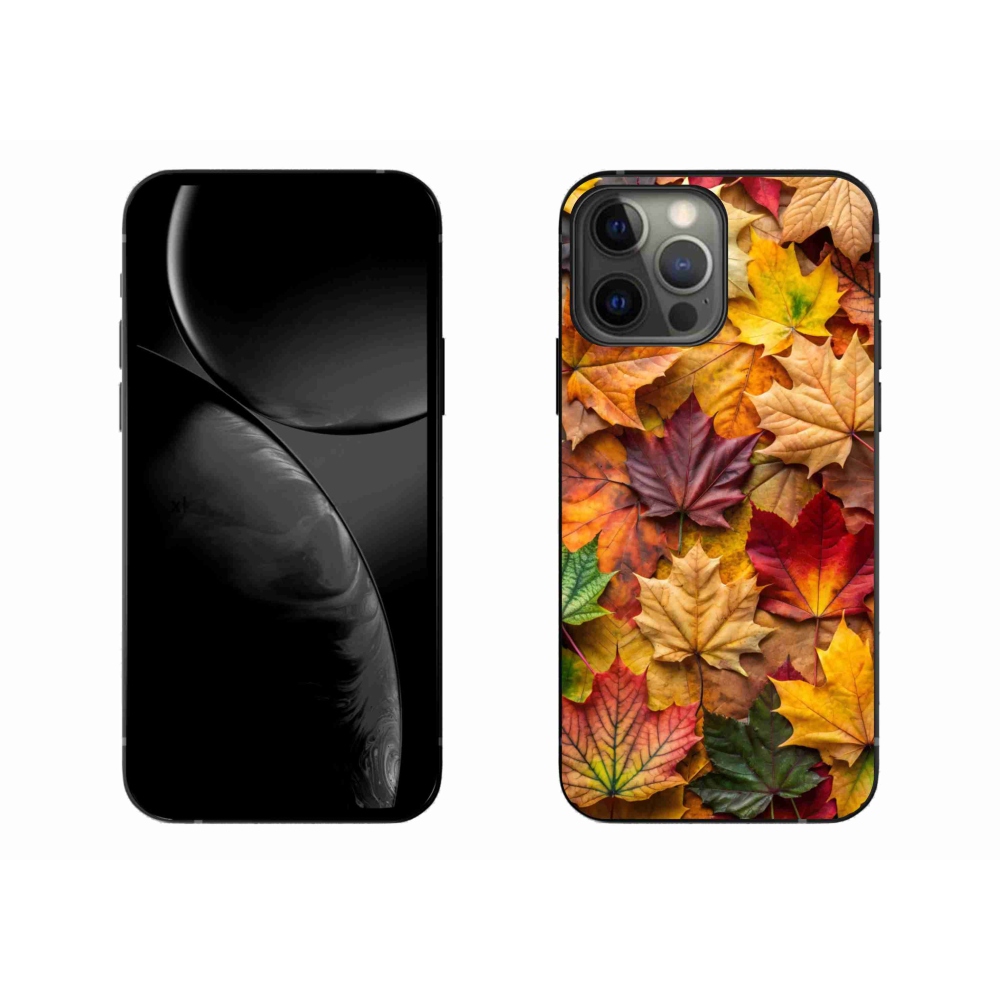 Gélový kryt mmCase na iPhone 13 Pro Max - javorové listy 2