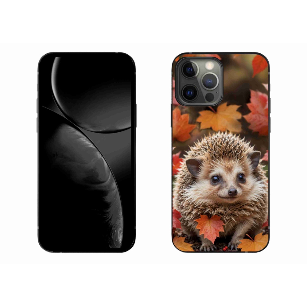 Gélový kryt mmCase na iPhone 13 Pro Max - ježko v lístia