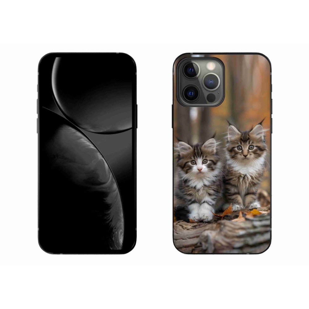 Gélový kryt mmCase na iPhone 13 Pro Max - mačacie duo 3