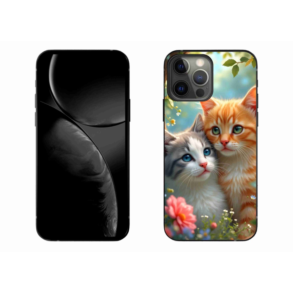 Gélový kryt mmCase na iPhone 13 Pro Max - mačacia láska 2