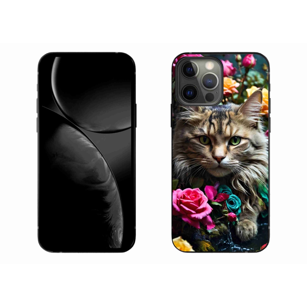 Gélový kryt mmCase na iPhone 13 Pro Max - mačacie pohľad 2