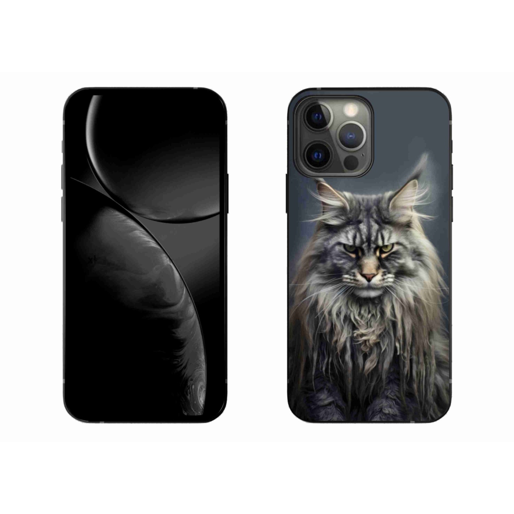 Gélový kryt mmCase na iPhone 13 Pro Max - mačacie pohľad 4