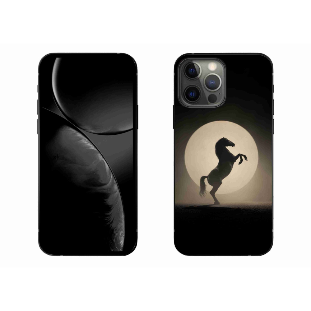Gélový kryt mmCase na iPhone 13 Pro Max - kôň v siluete