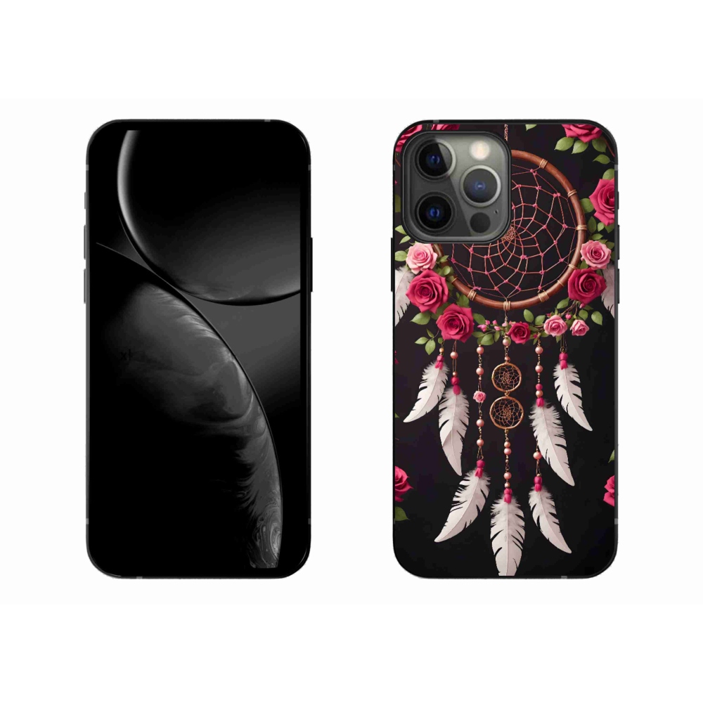 Gélový kryt mmCase na iPhone 13 Pro Max - lapač snov s ružami
