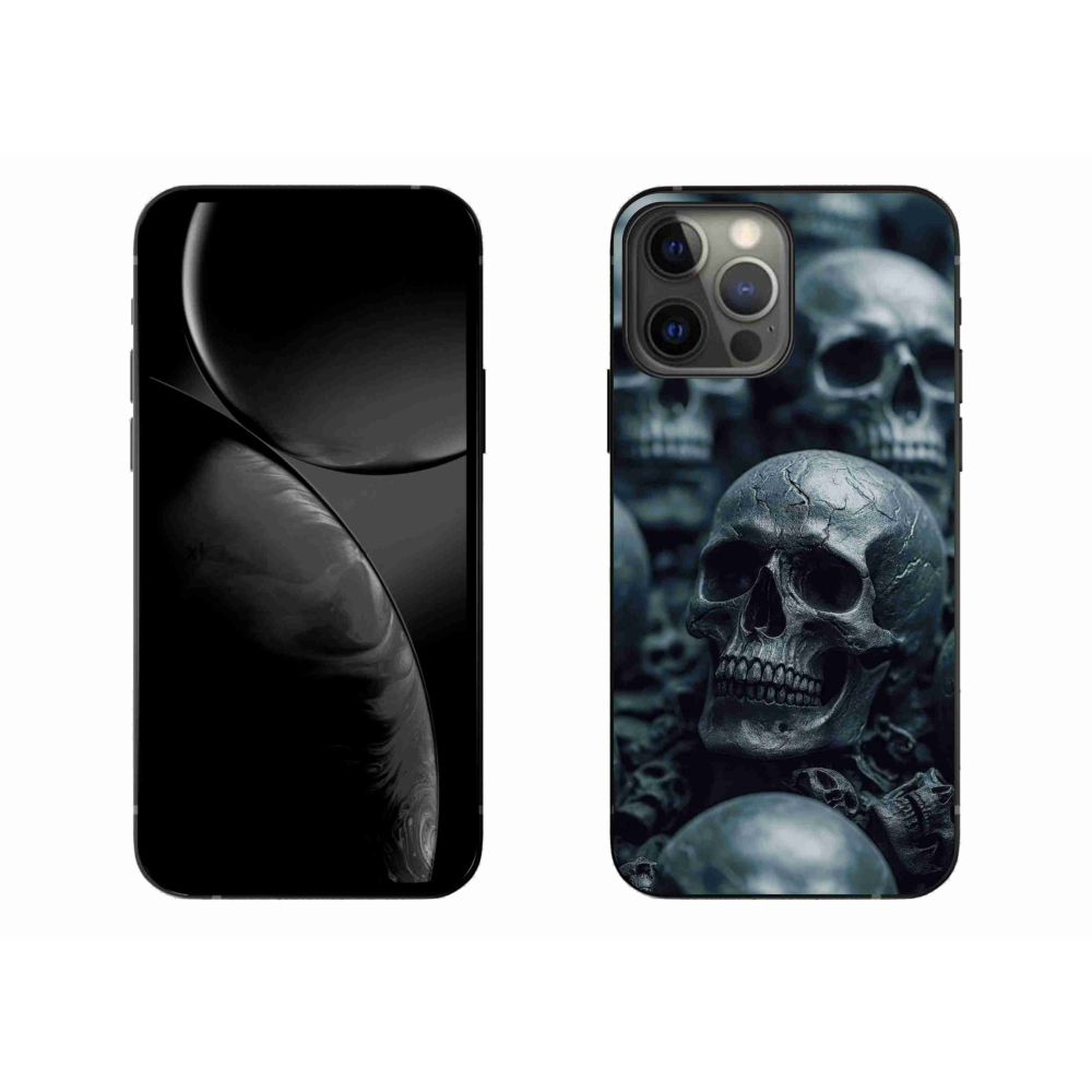 Gélový kryt mmCase na iPhone 13 Pro Max - lebka 2