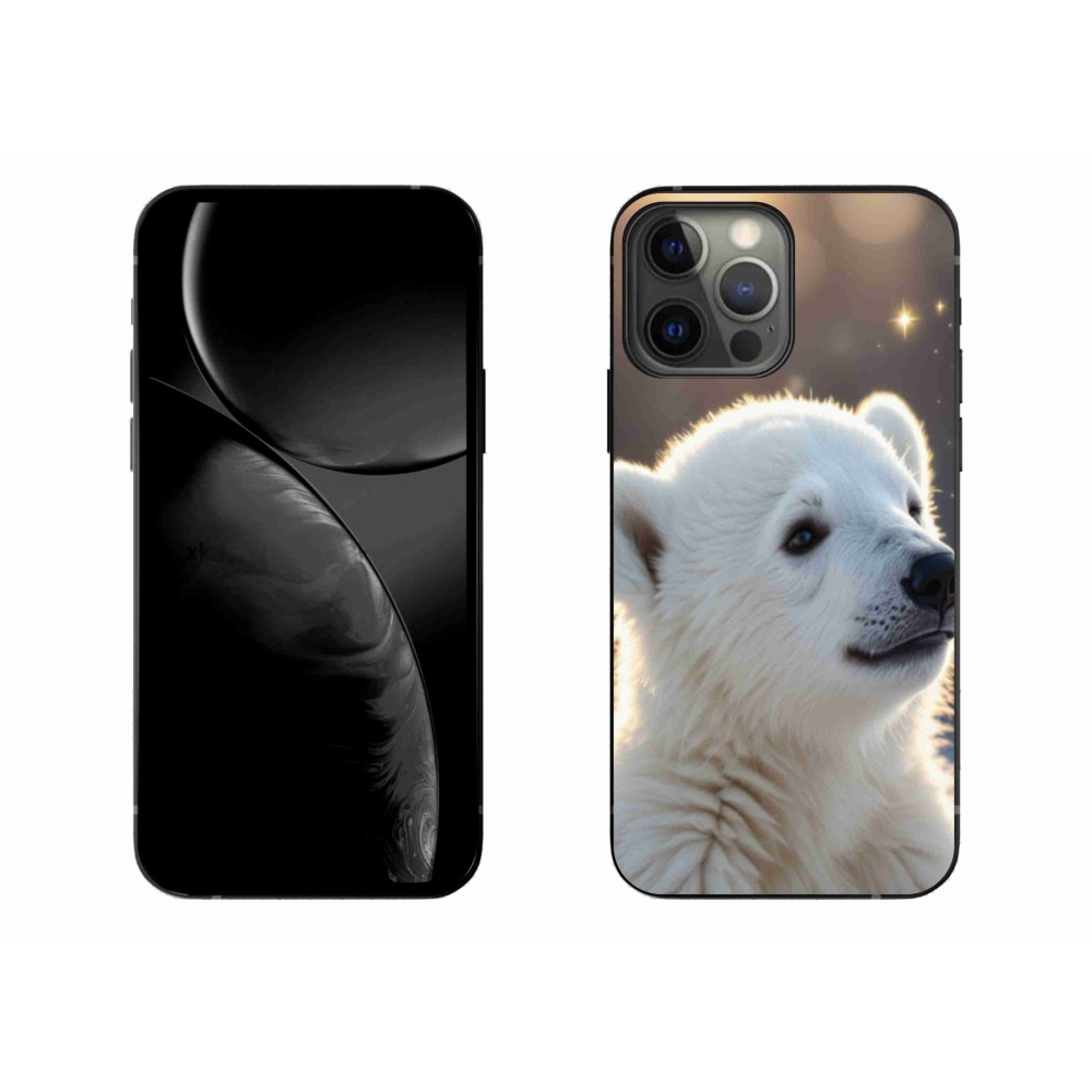 Gélový kryt mmCase na iPhone 13 Pro Max - ľadový medveď