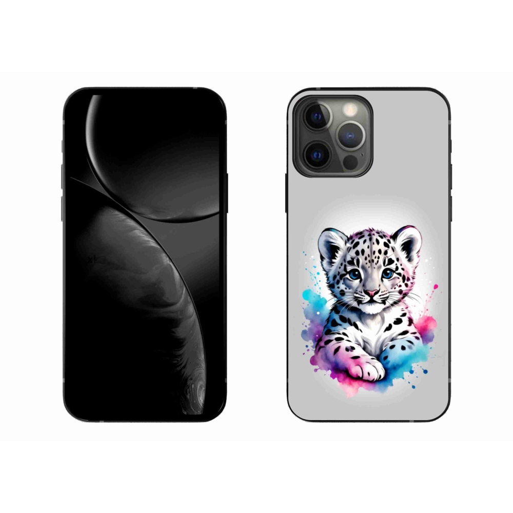 Gélový kryt mmCase na iPhone 13 Pro Max - leopardie mláďa