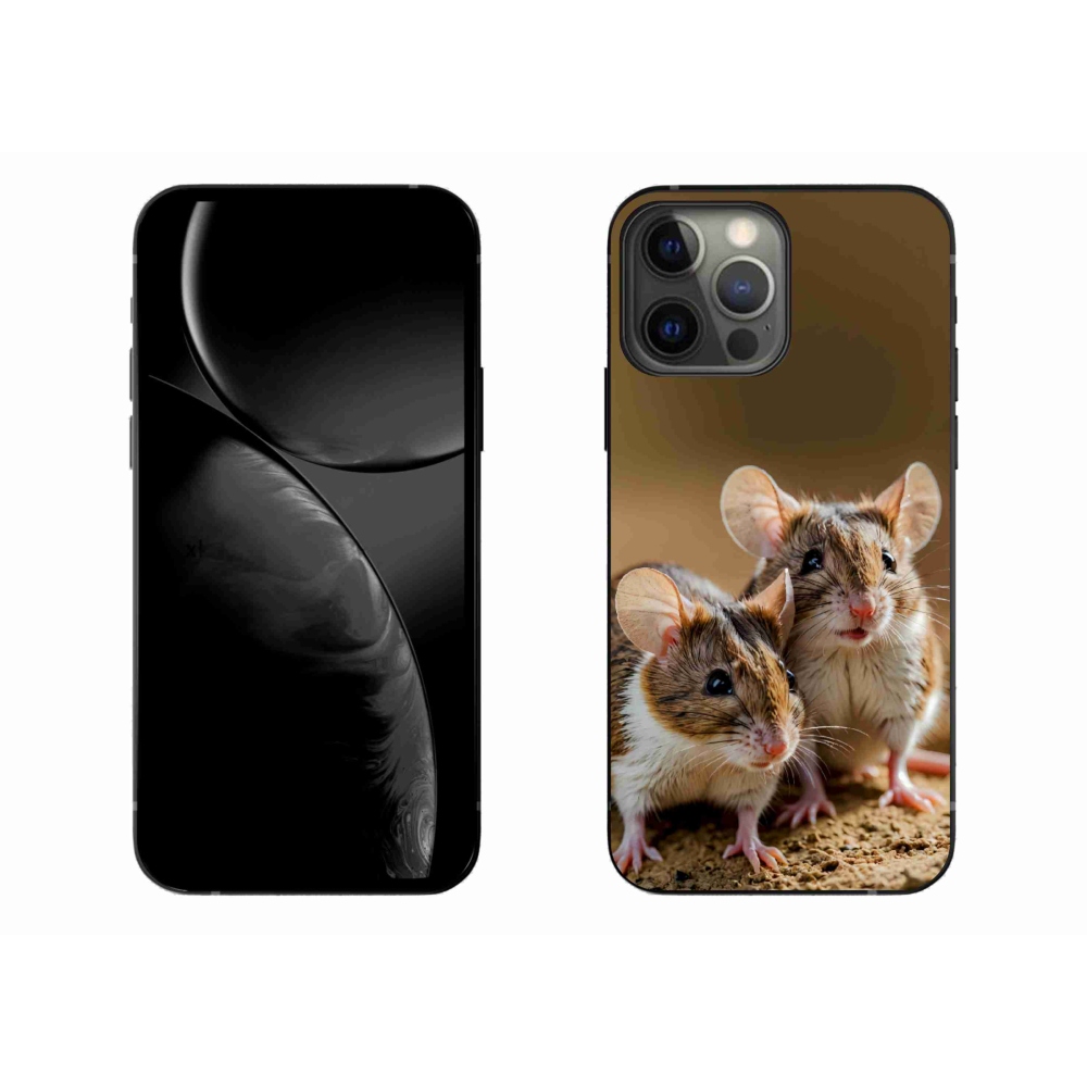 Gélový kryt mmCase na iPhone 13 Pro Max - myší duo
