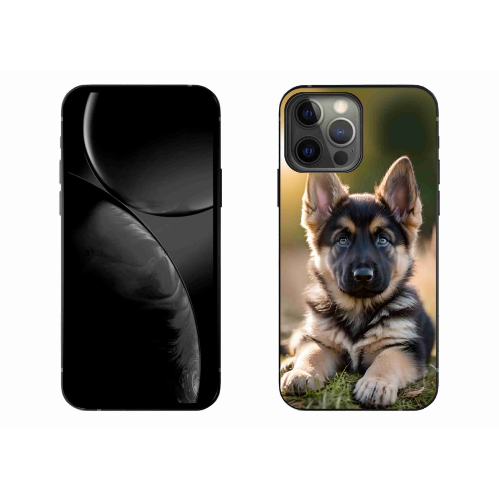 Gélový kryt mmCase na iPhone 13 Pro Max - nemecký ovčiak v prírode