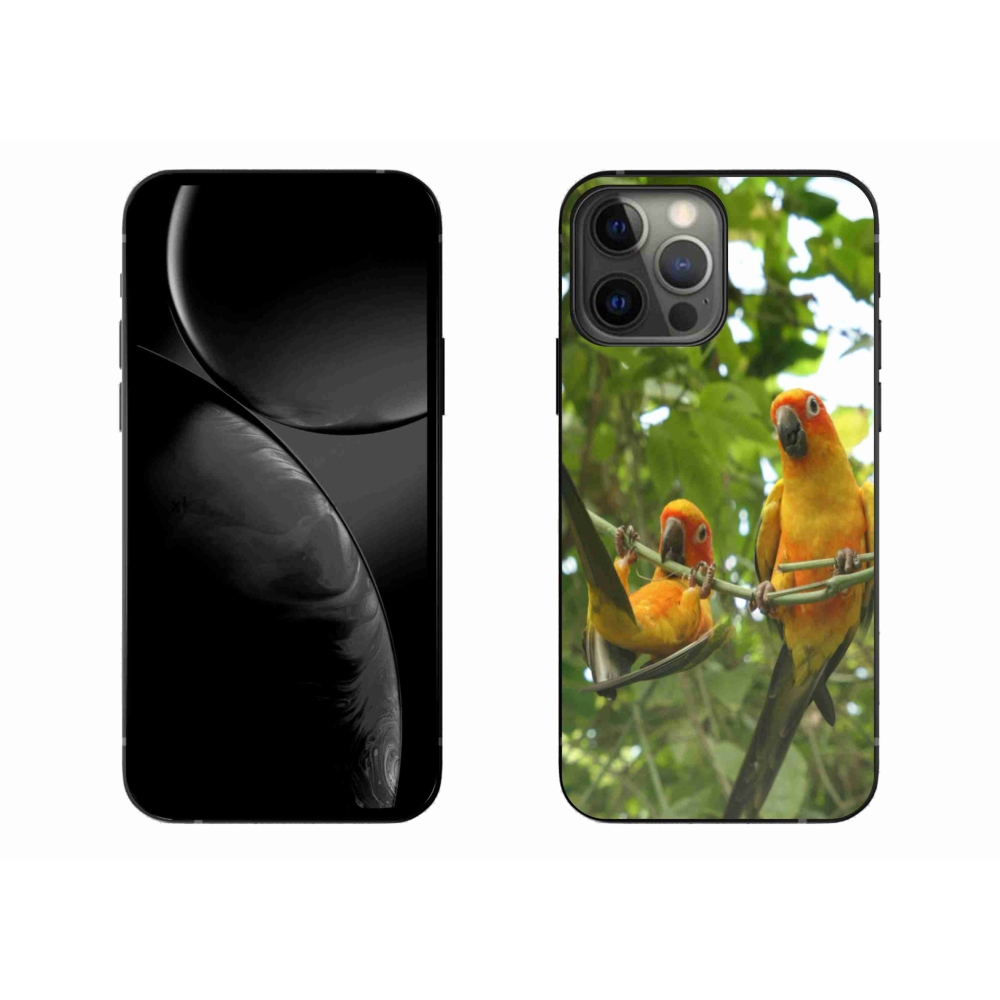 Gélový kryt mmCase na iPhone 13 Pro Max - papagáje aratingy