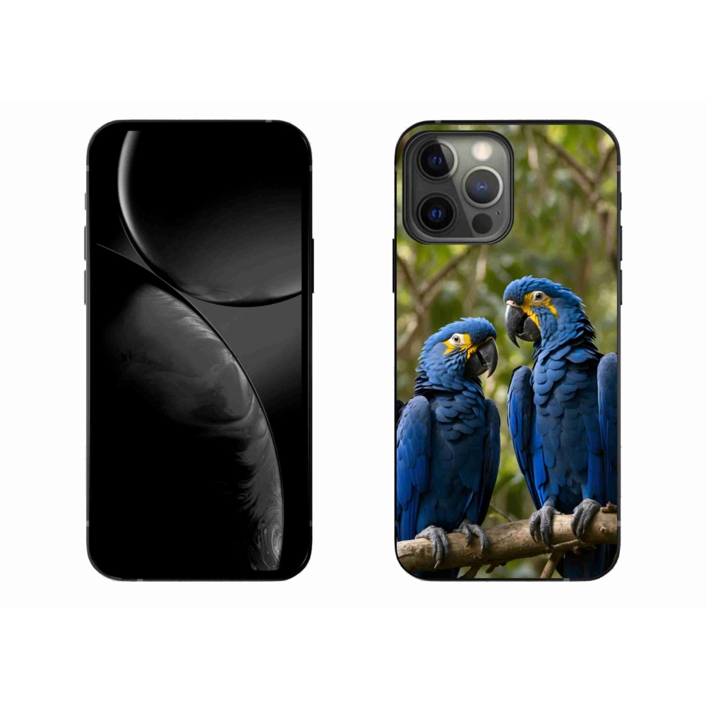 Gélový kryt mmCase na iPhone 13 Pro Max - papagájové duo