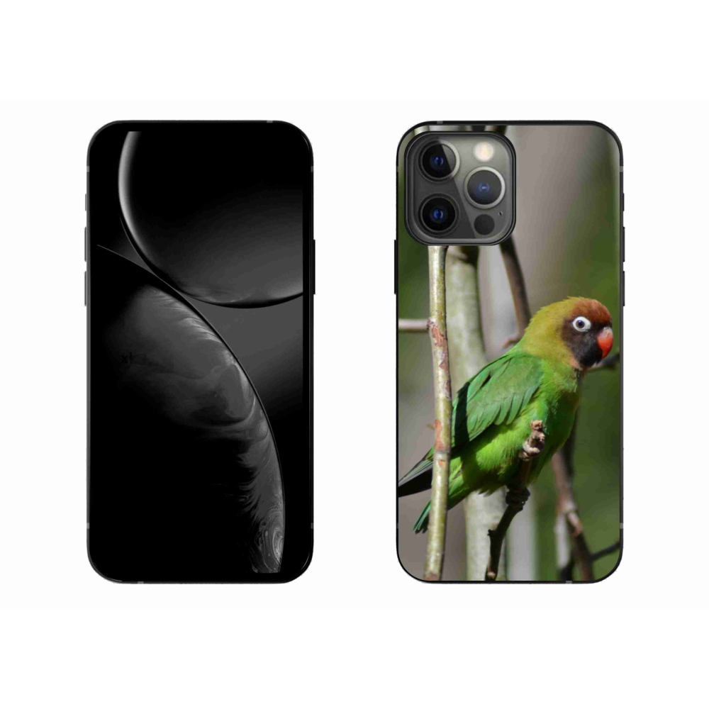 Gélový kryt mmCase na iPhone 13 Pro Max - papagáj agapornis