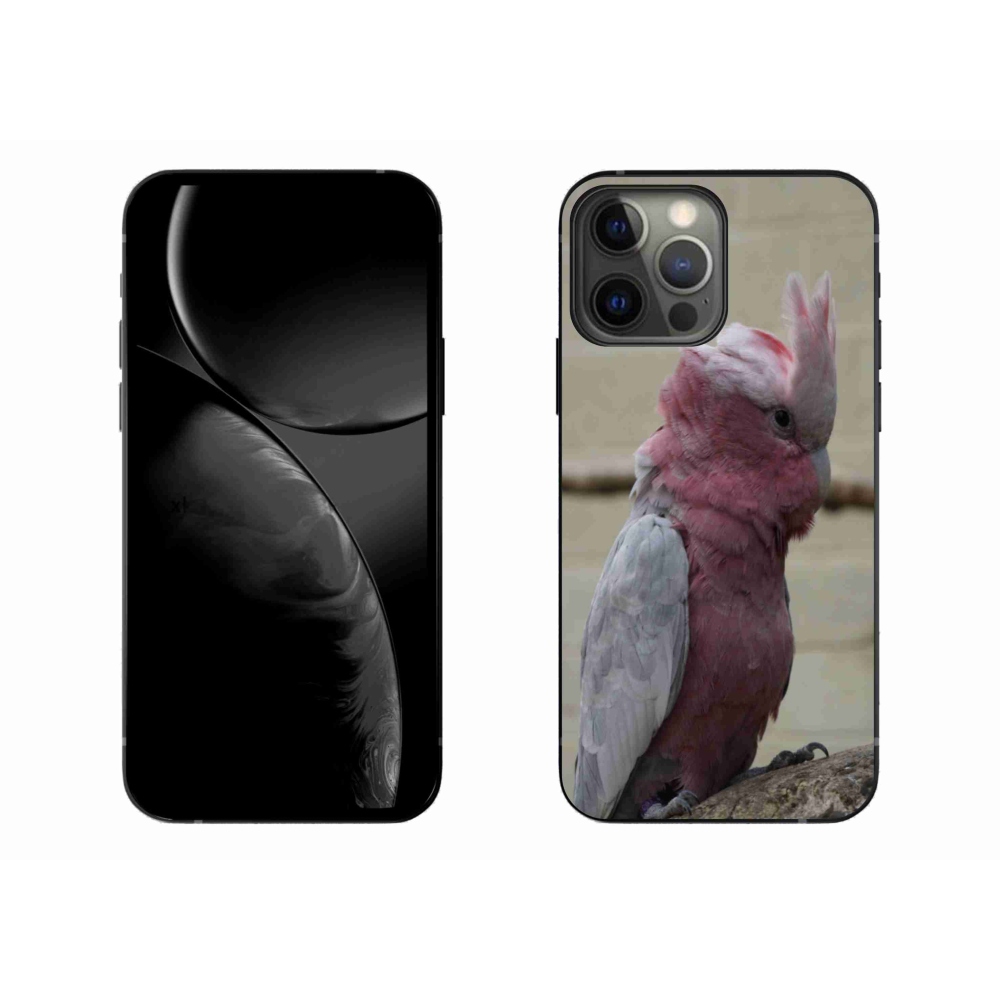 Gélový kryt mmCase na iPhone 13 Pro Max - papagáj kakadu ružový
