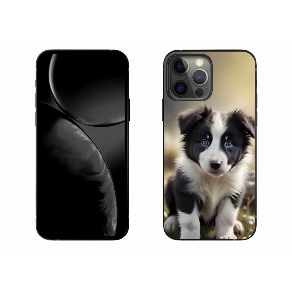 Gélový kryt mmCase na iPhone 13 Pro Max - roztomilá border kólia