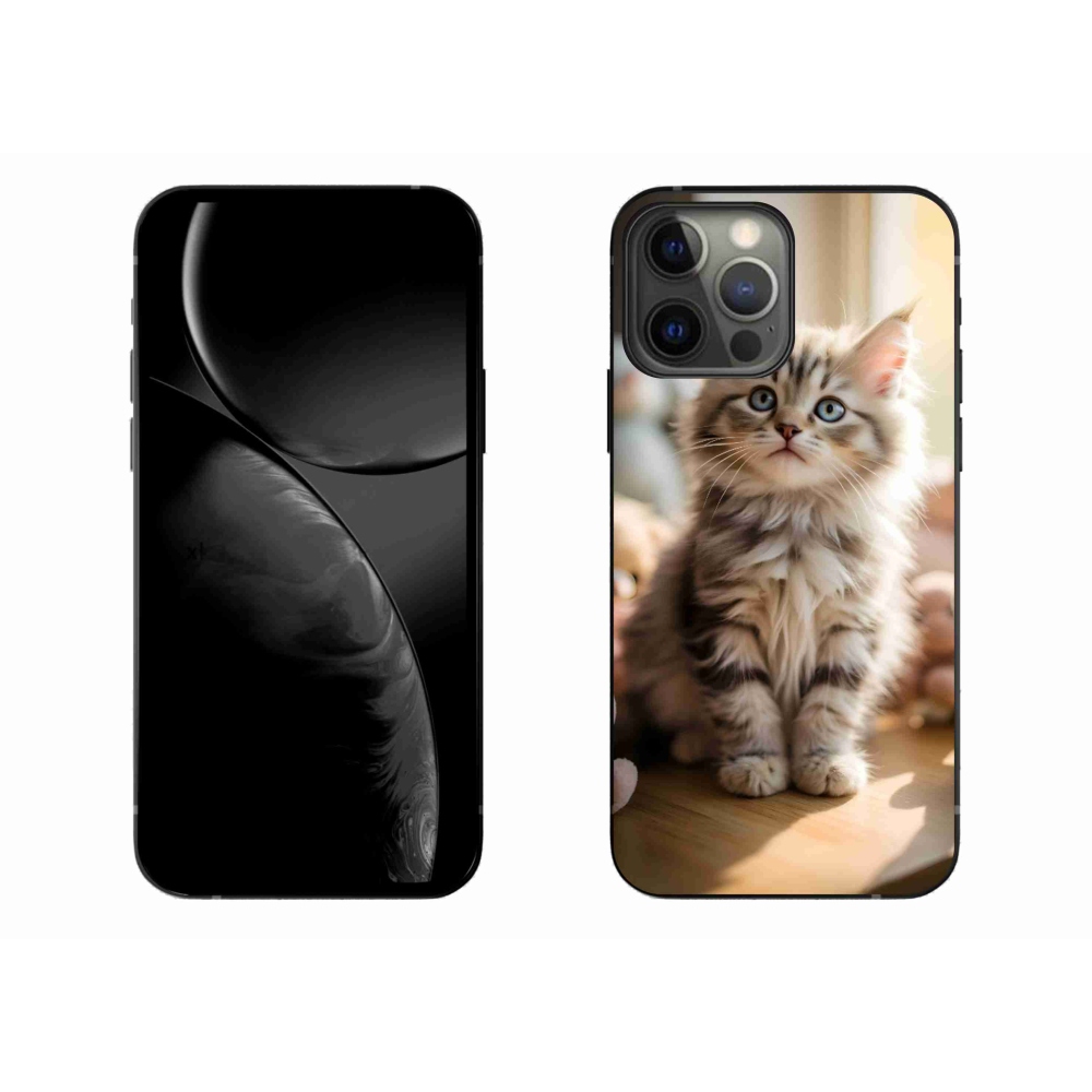Gélový kryt mmCase na iPhone 13 Pro Max - roztomilé mačiatko 10