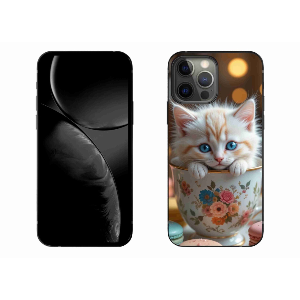 Gélový kryt mmCase na iPhone 13 Pro Max - roztomilé mačiatko 6