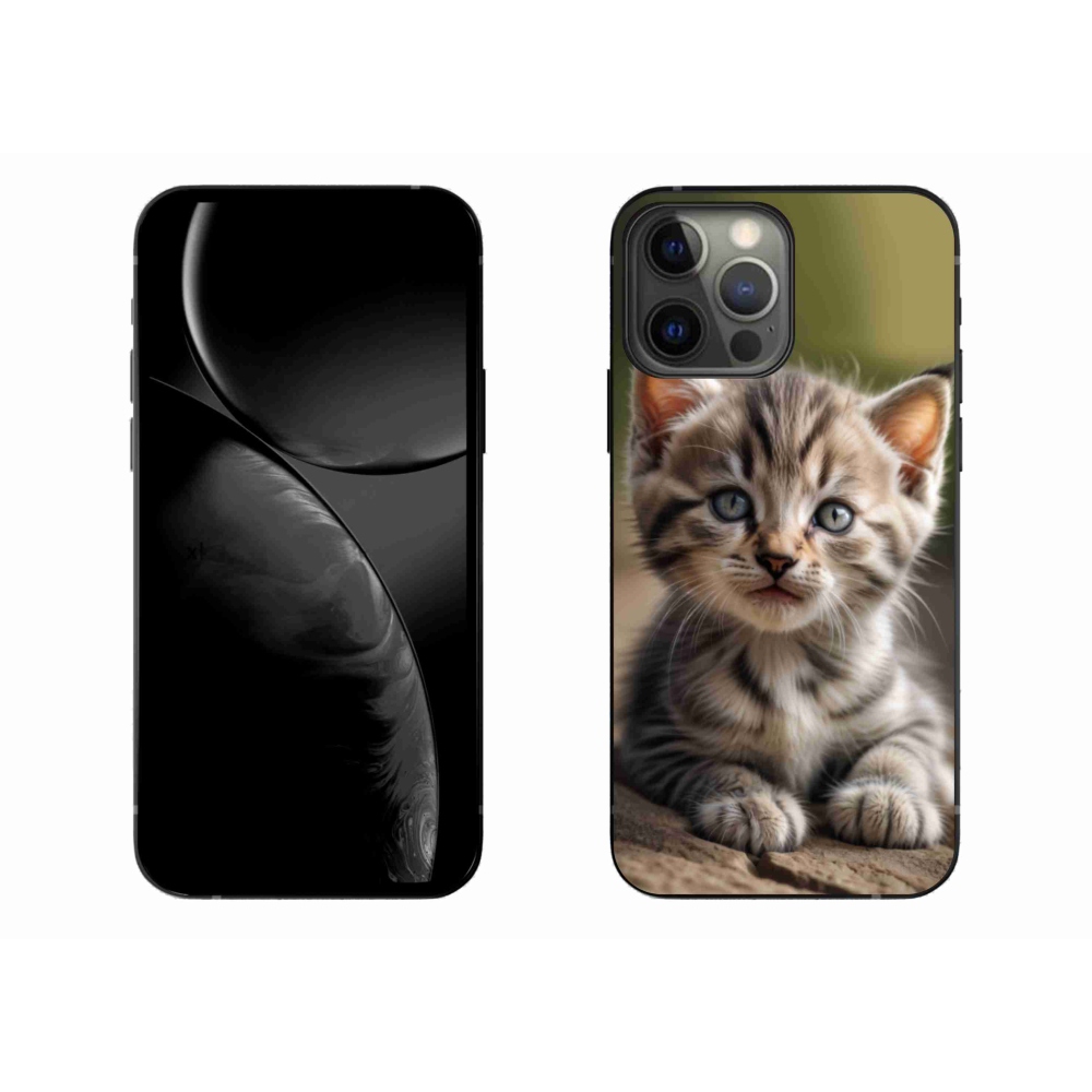 Gélový kryt mmCase na iPhone 13 Pro Max - roztomilé mačiatko 9