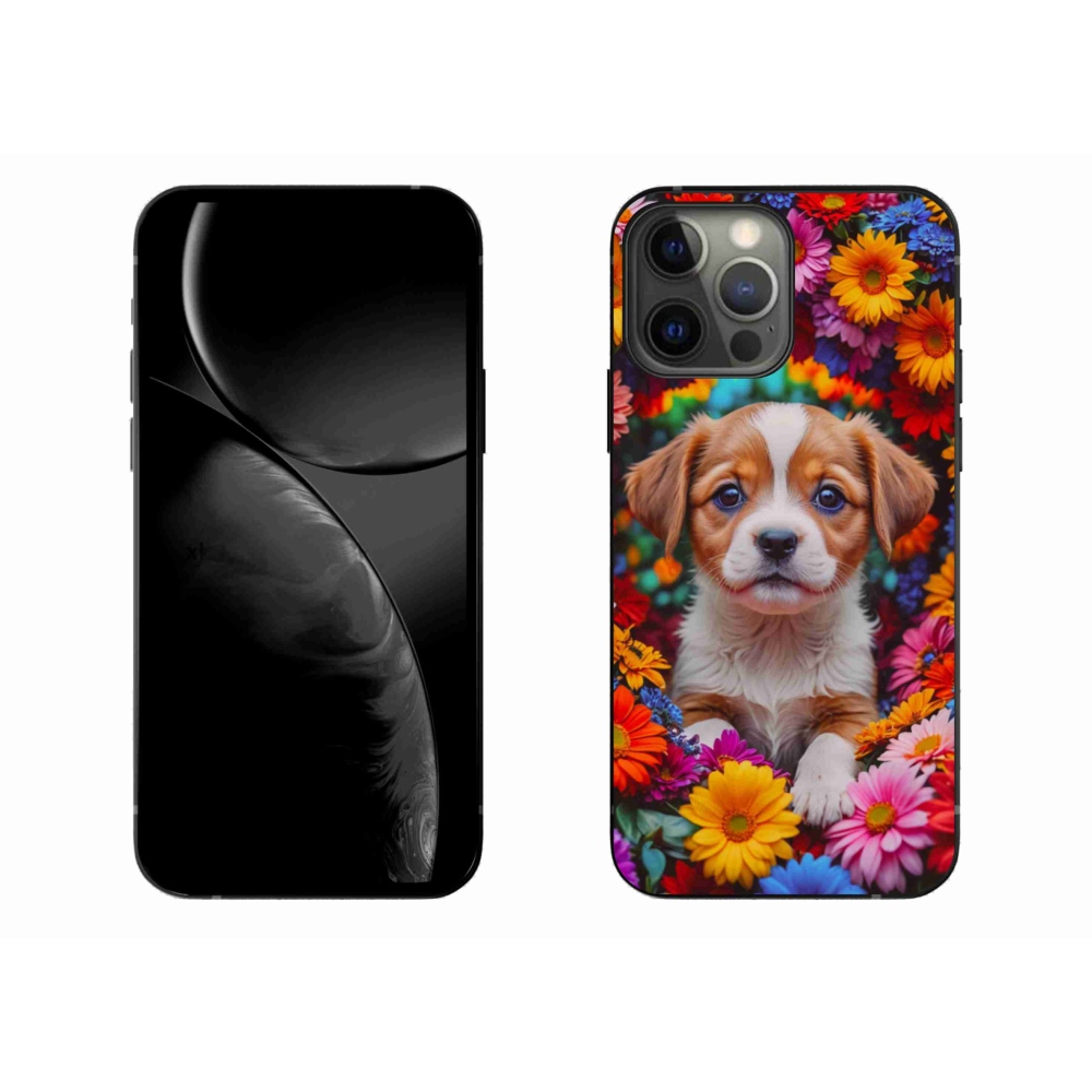 Gélový kryt mmCase na iPhone 13 Pro Max - roztomilé šteňa