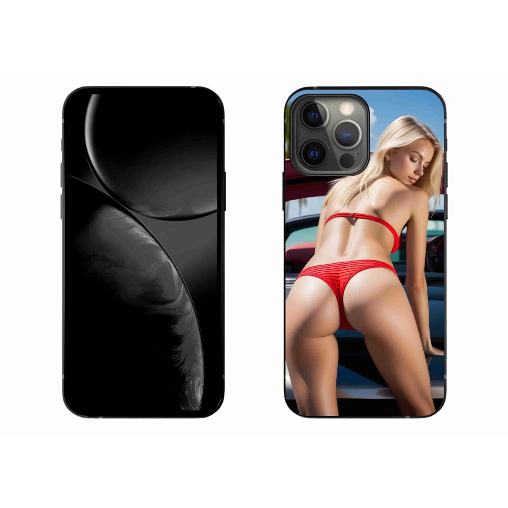 Gélový kryt mmCase na iPhone 13 Pro Max - sexy žena 2
