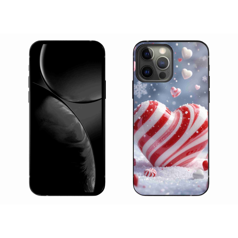 Gélový kryt mmCase na iPhone 13 Pro Max - sladké srdce