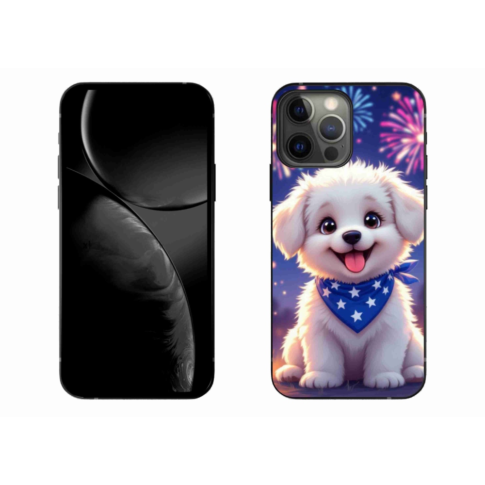 Gélový kryt mmCase na iPhone 13 Pro Max - slávnostné šteňa