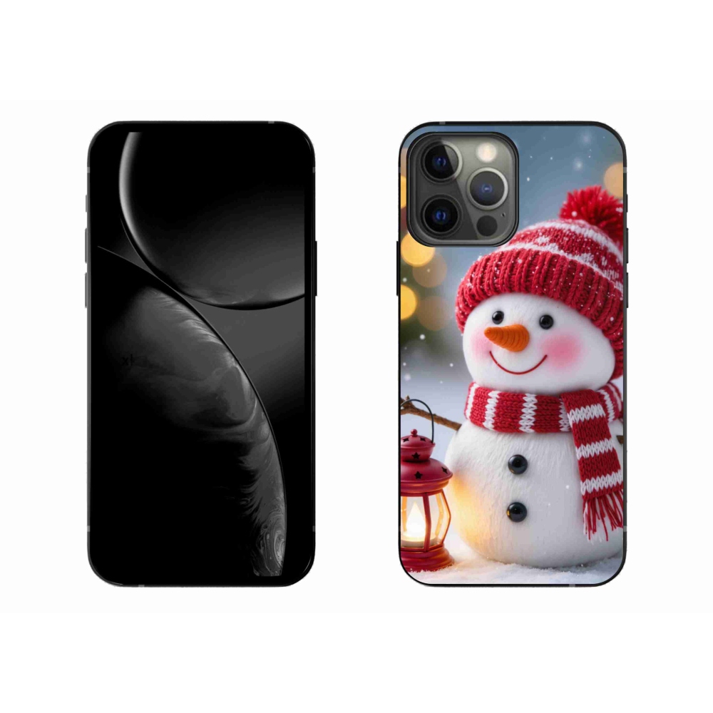 Gélový kryt mmCase na iPhone 13 Pro Max - snehuliak 2