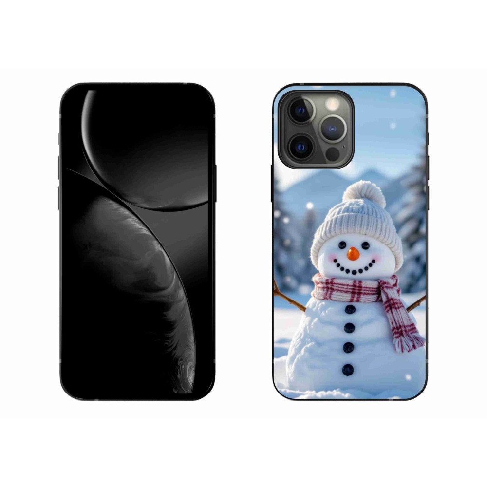 Gélový kryt mmCase na iPhone 13 Pro Max - snehuliak 3