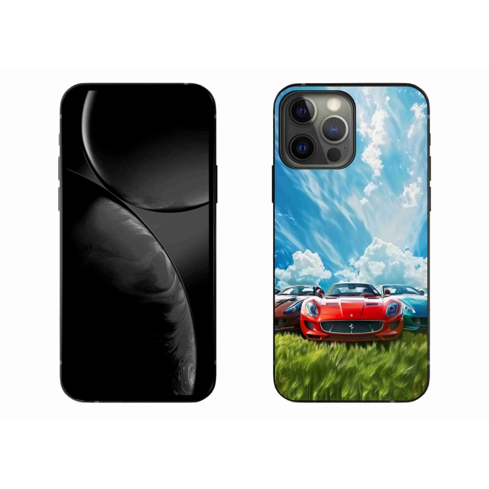 Gélový kryt mmCase na iPhone 13 Pro Max - športové vozidlá