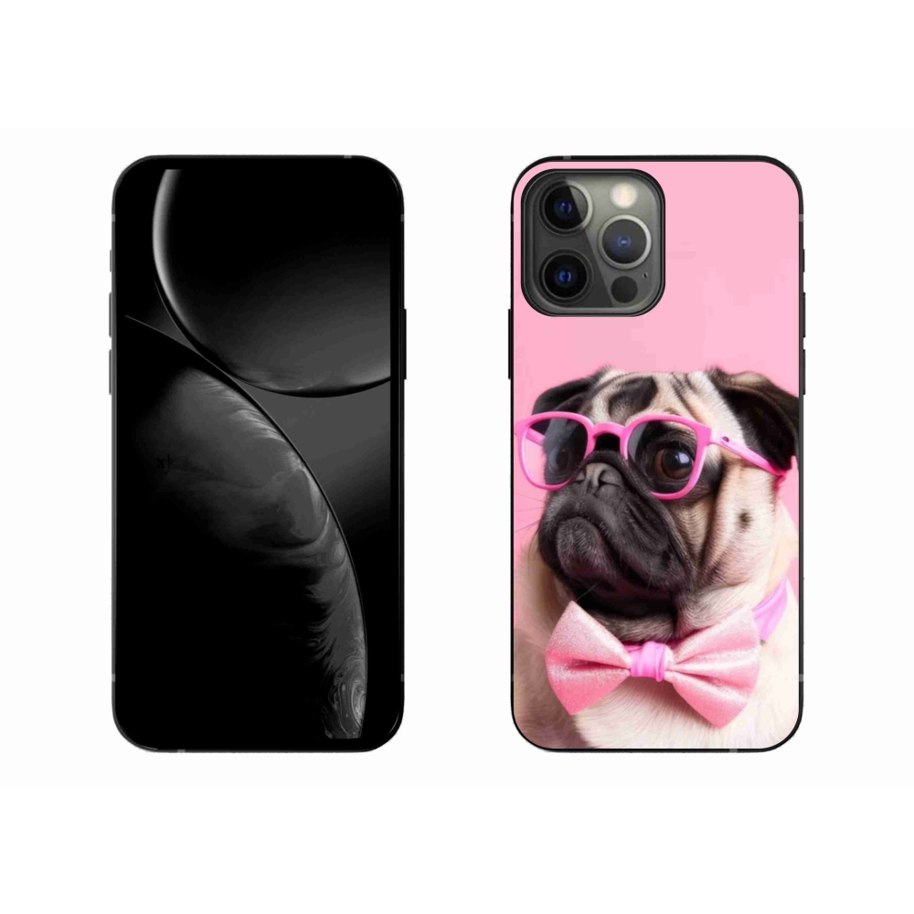 Gélový kryt mmCase na iPhone 13 Pro Max - štýlový mops