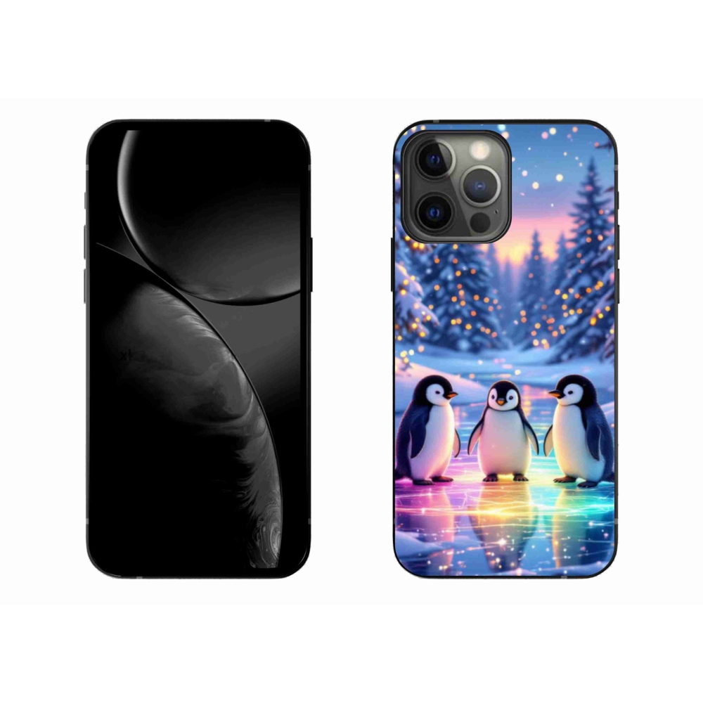 Gélový kryt mmCase na iPhone 13 Pro Max - tučniaci