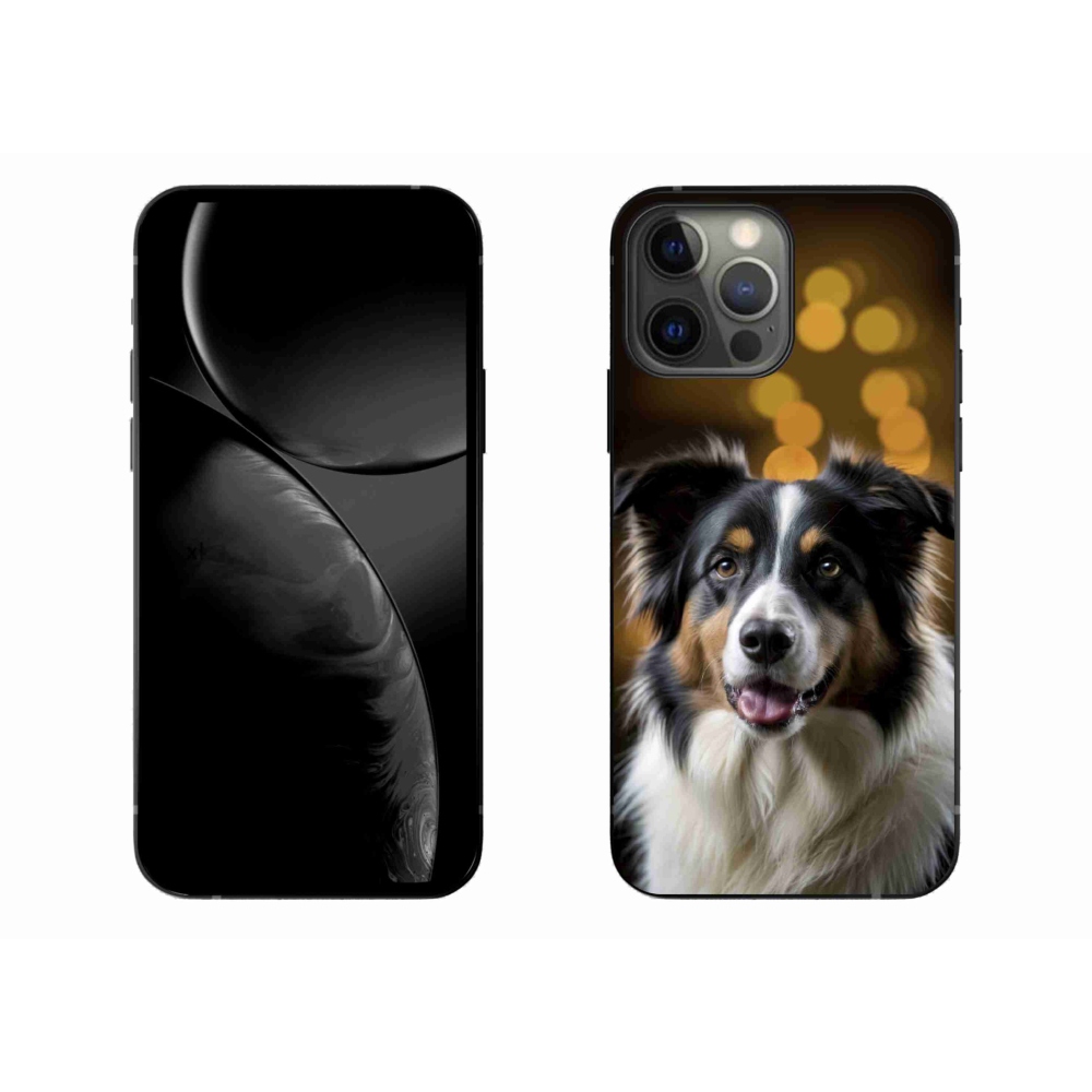 Gélový kryt mmCase na iPhone 13 Pro Max - usmievavý austrálsky ovčiak