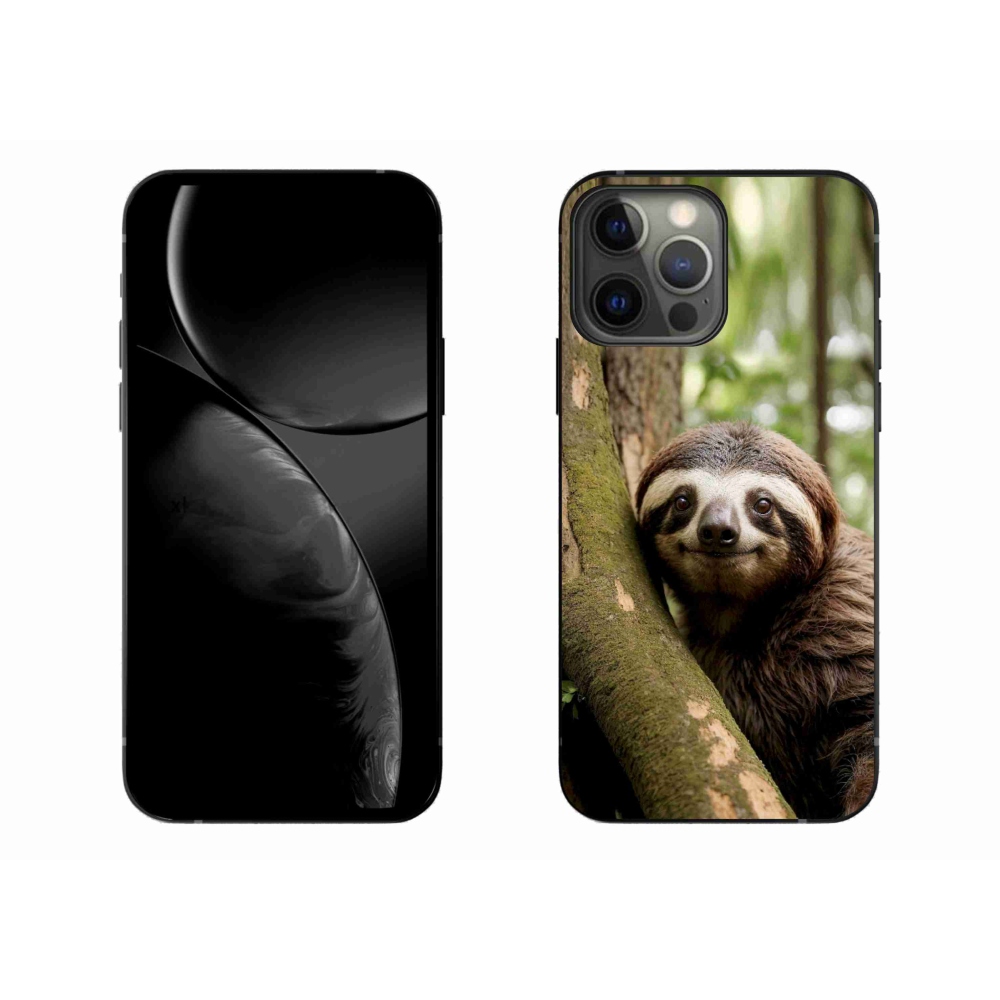 Gélový kryt mmCase na iPhone 13 Pro Max - usmievavý leňochod