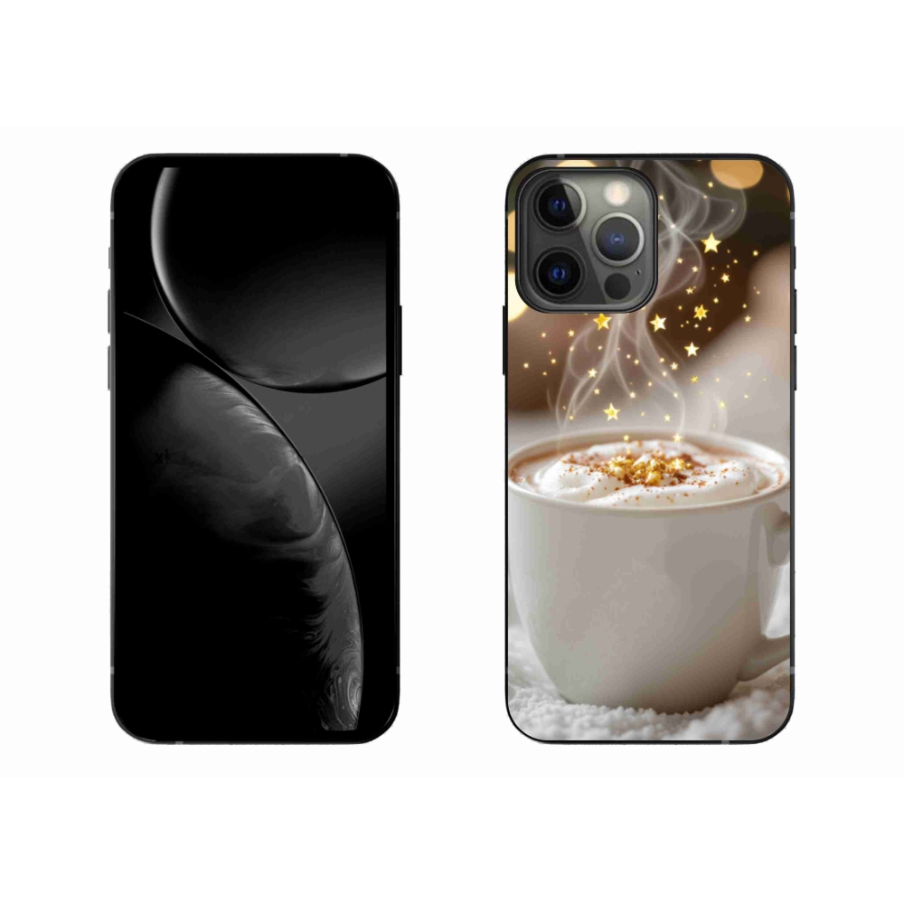 Gélový kryt mmCase na iPhone 13 Pro Max - vianočný horúci nápoj