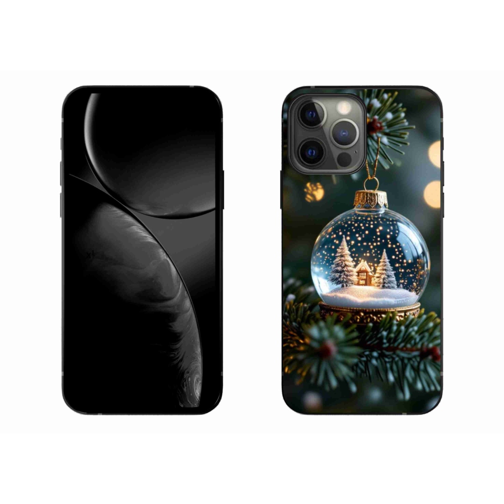 Gélový kryt mmCase na iPhone 13 Pro Max - vianočné gule 2