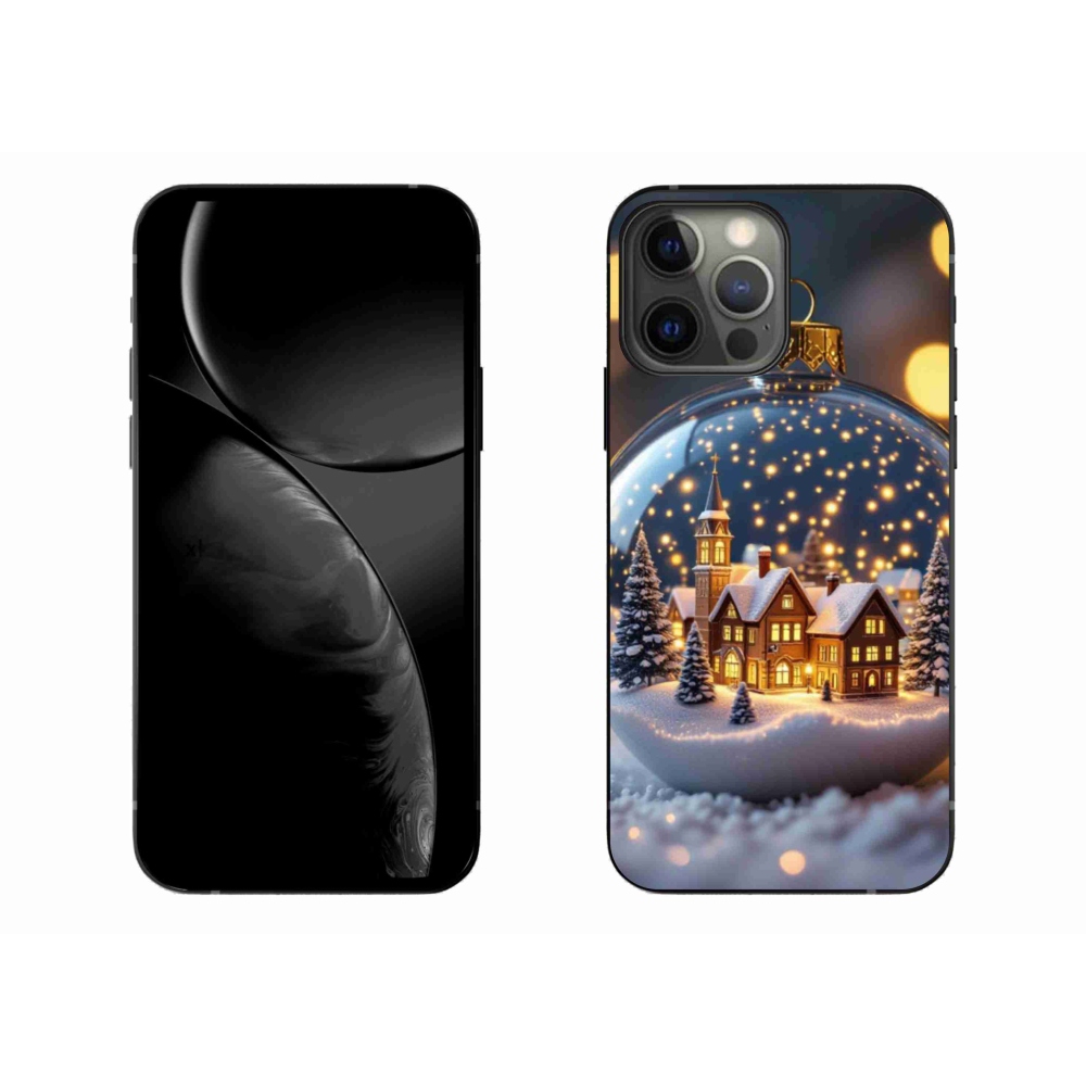 Gélový kryt mmCase na iPhone 13 Pro Max - vianočné gule 4