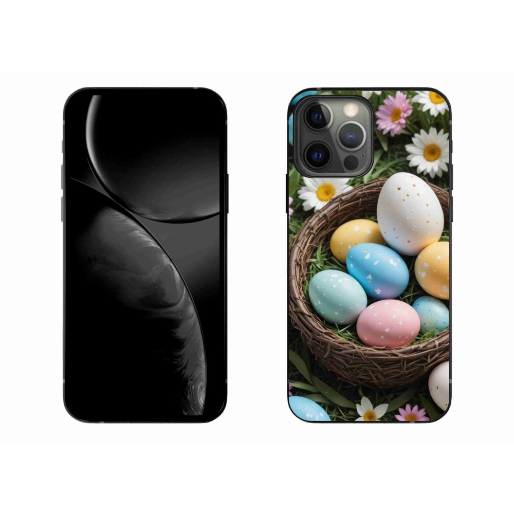 Gélový kryt mmCase na iPhone 13 Pro Max - veľkonočné vajíčka 2