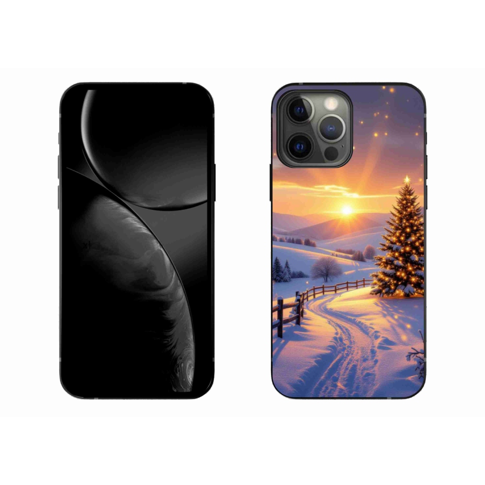 Gélový kryt mmCase na iPhone 13 Pro Max - zimná krajina