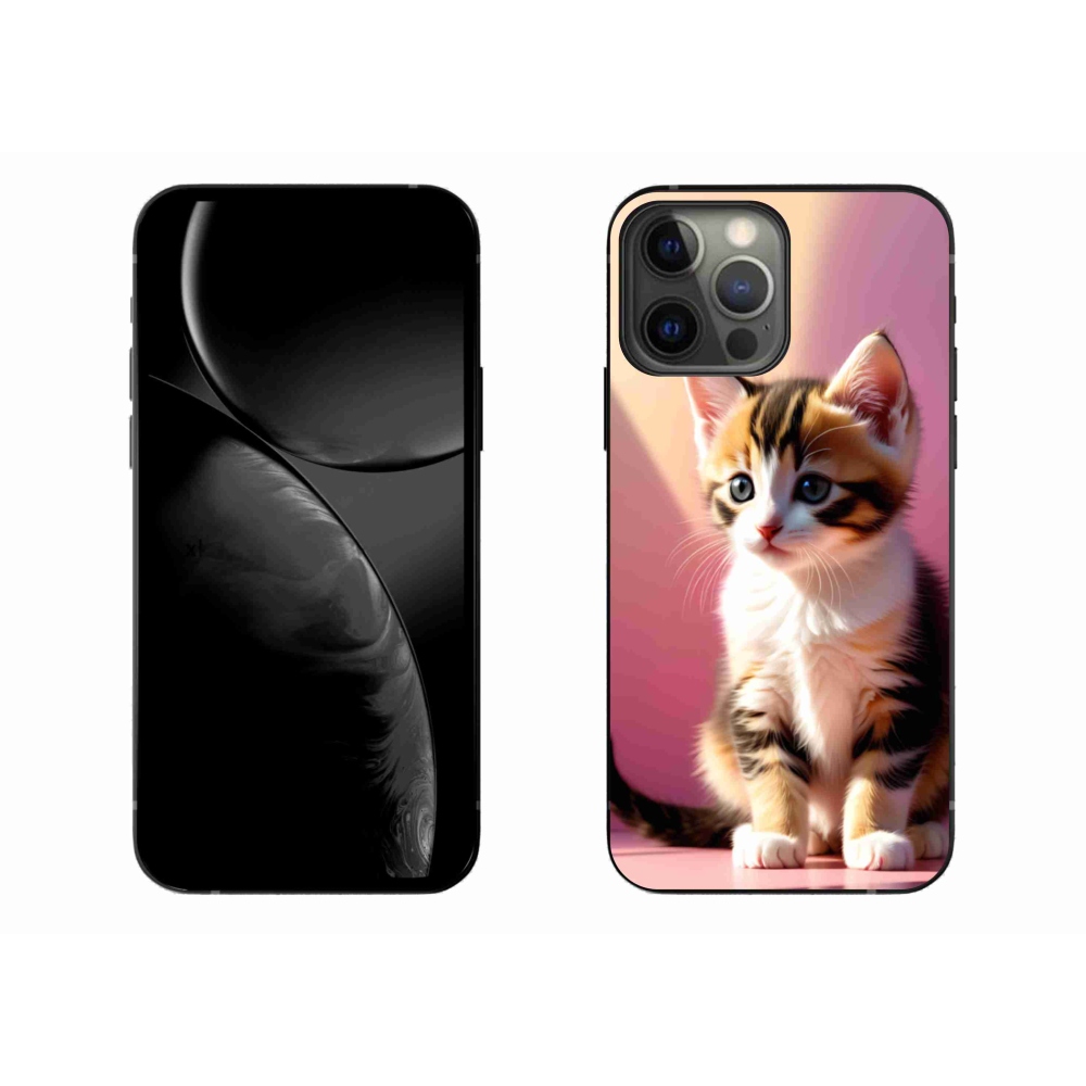 Gélový kryt mmCase na iPhone 13 Pro Max - zvedavé mačiatko 2