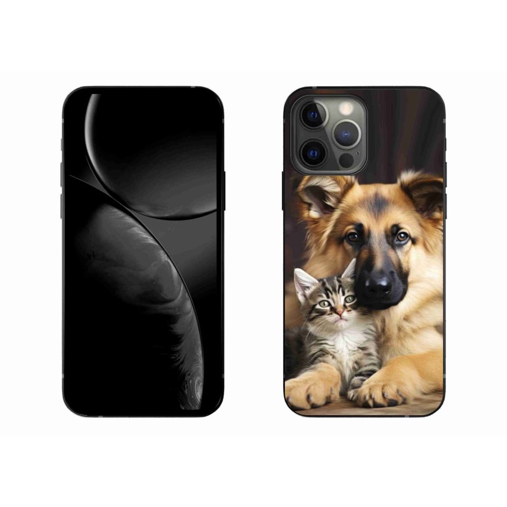 Gélový kryt mmCase na iPhone 13 Pro Max - zvieracie priateľstvo
