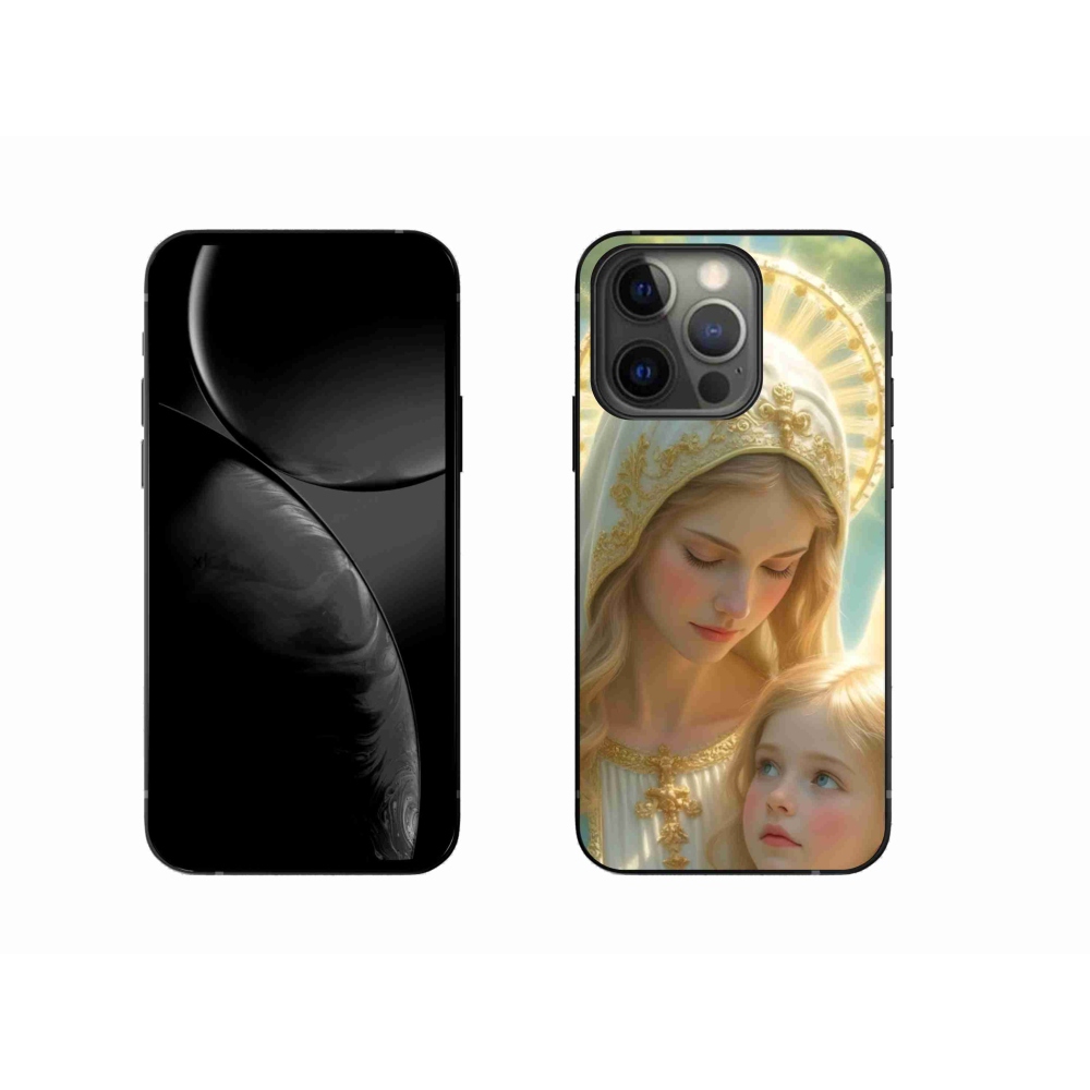 Gélový kryt mmCase na iPhone 13 Pro - náboženský motív 2