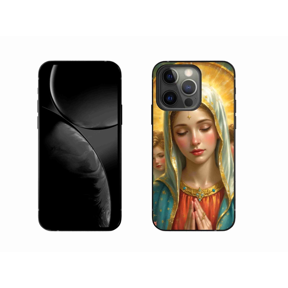 Gélový kryt mmCase na iPhone 13 Pro - náboženský motív 3
