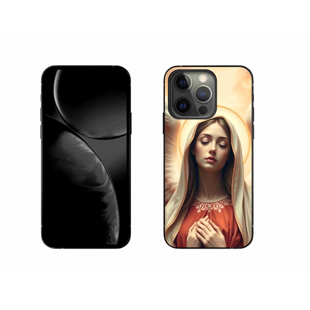 Gélový kryt mmCase na iPhone 13 Pro - náboženský motív