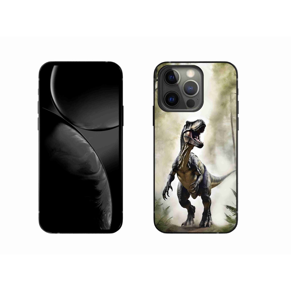 Gélový kryt mmCase na iPhone 13 Pro - naštvaný T-Rex