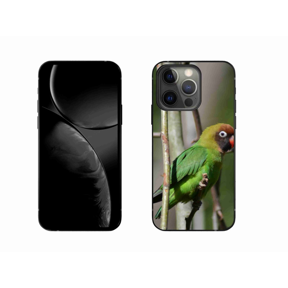 Gélový kryt mmCase na iPhone 13 Pro - papagáj agapornis