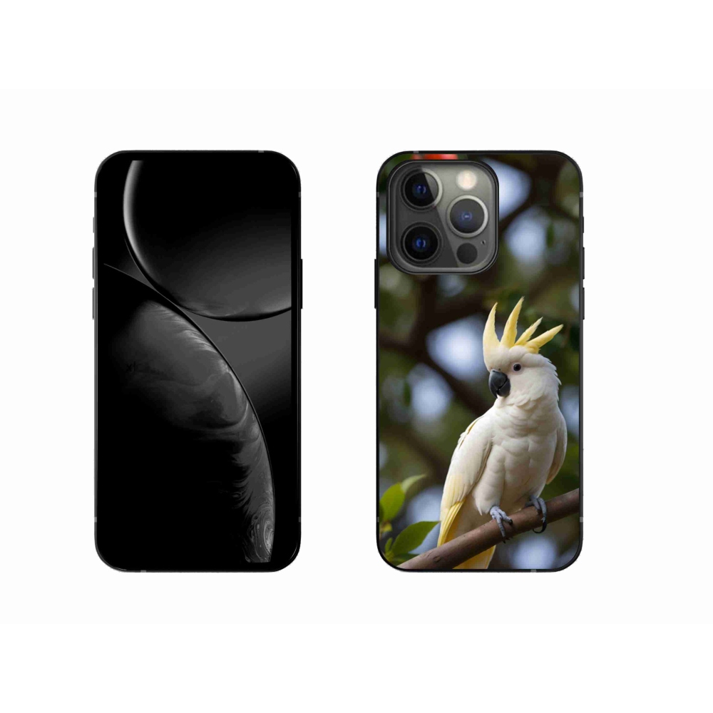 Gélový kryt mmCase na iPhone 13 Pro - papagáj kakadu 3