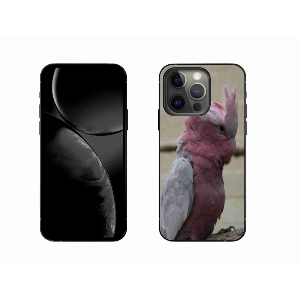 Gélový kryt mmCase na iPhone 13 Pro - papagáj kakadu ružový