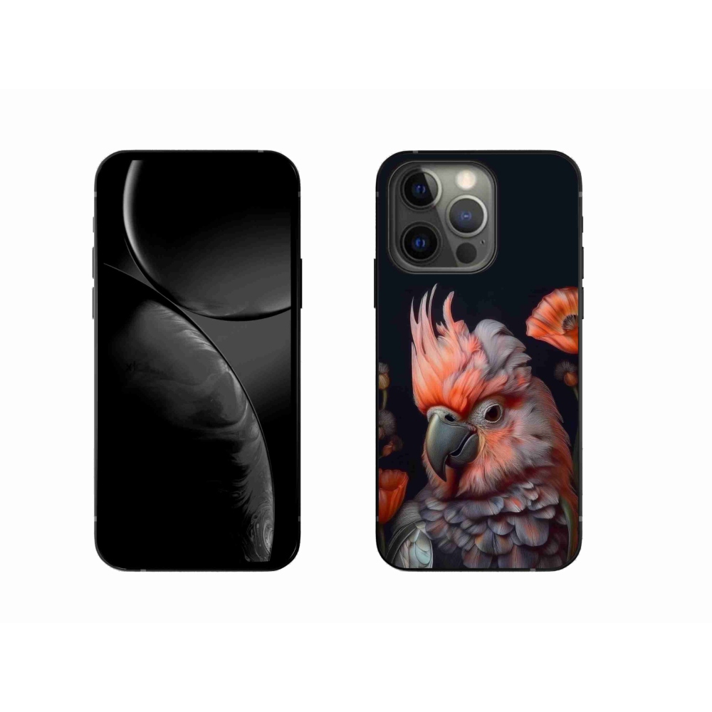 Gélový kryt mmCase na iPhone 13 Pro - papagáj kakadu vo farbách