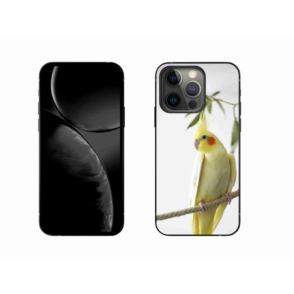 Gélový kryt mmCase na iPhone 13 Pro - papagáj korela chocholatá