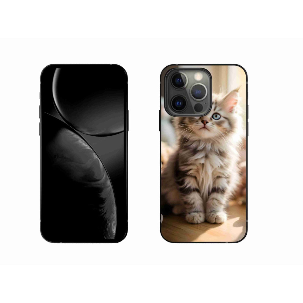 Gélový kryt mmCase na iPhone 13 Pro - roztomilé mačiatko 10