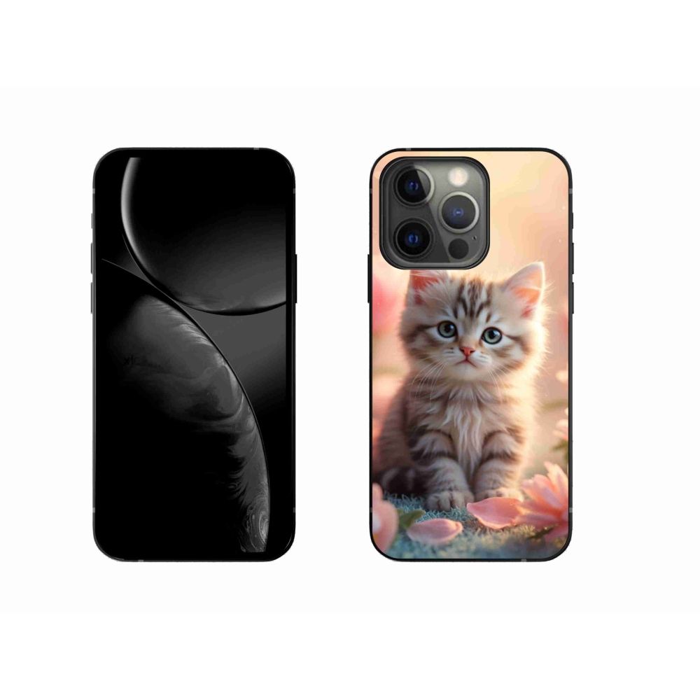 Gélový kryt mmCase na iPhone 13 Pro - roztomilé mačiatko 8